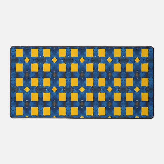 Motif bleu et jaune (Recto)