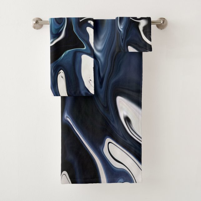 Motif bleu flou (En situation)