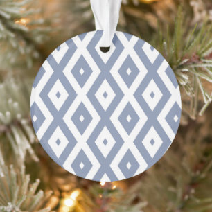 Motif bleu gris et blanc