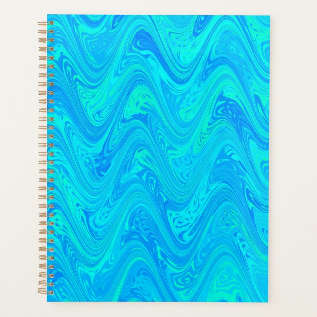 Motif bleu marbling (Devant)