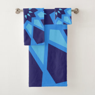 Motif bleu marocain