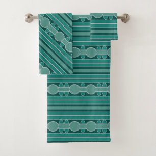 Motif Bleus Aqua Modernes