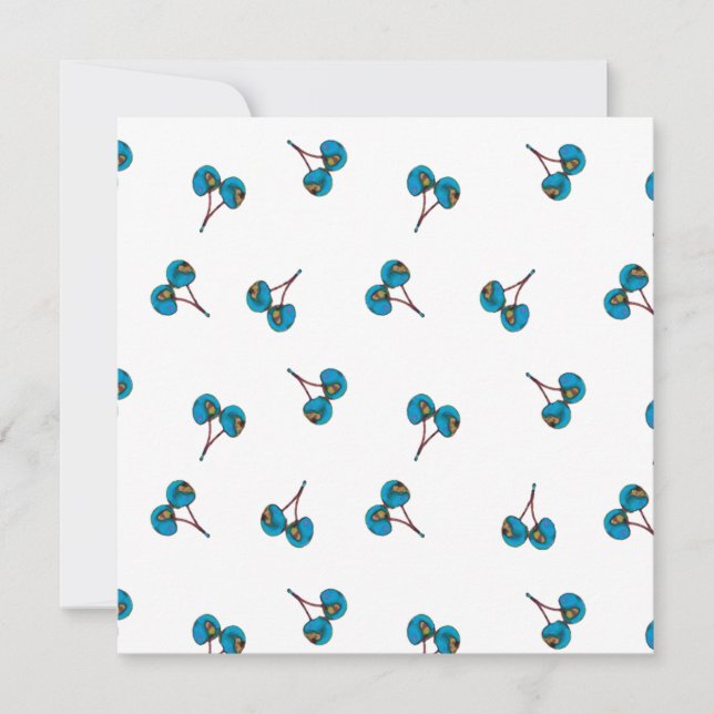 Motif Blue Cherry (Devant)