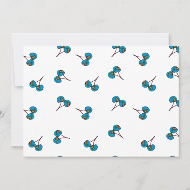 Motif Blue Cherry (Devant)