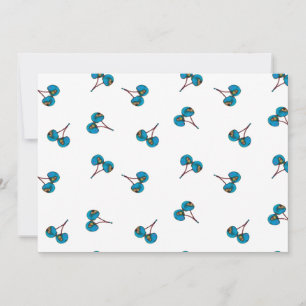 Motif Blue Cherry
