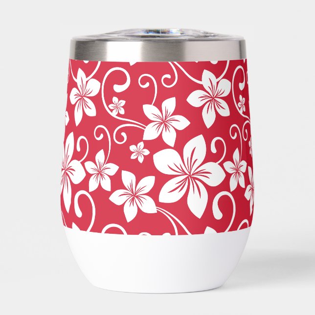 MOTIF BLUE HAWAII EN ROUGE (Avant)