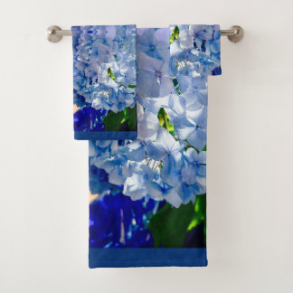 Motif Blue Hydrangeas