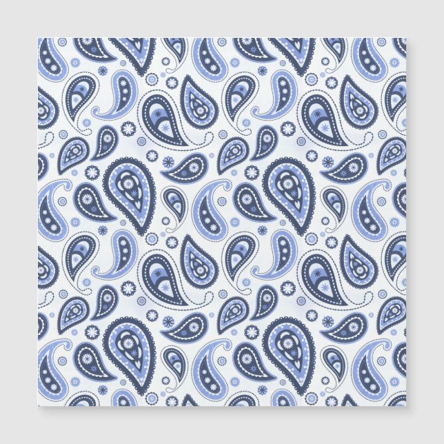 Motif Blue Paisley (Devant)