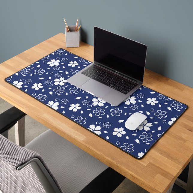 Motif Blue Sakura (Bureau 2)