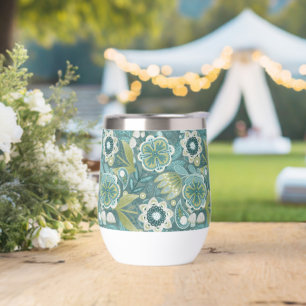 Motif botanique boho floral