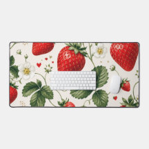 Motif botanique de fraise sans couture de style vi