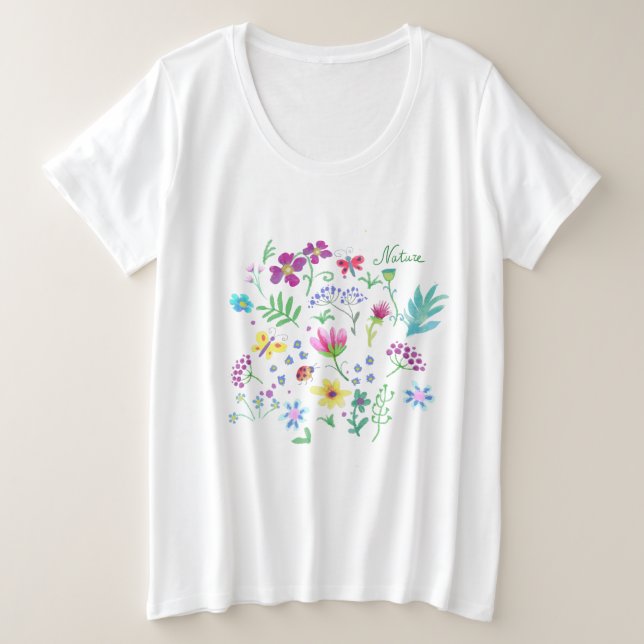 Motif botanique floral (Design devant)