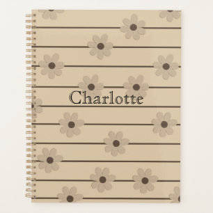 Motif Brown de Khaki  à bande horizontale Y2K