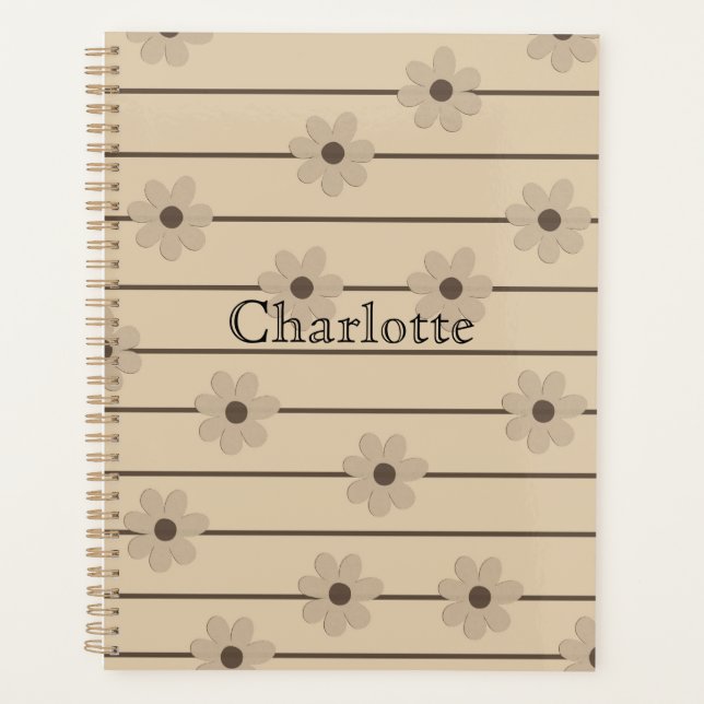 Motif Brown de Khaki  à bande horizontale Y2K (Devant)