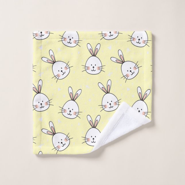 Motif Bunnies Cheeky (Gant de toilette)