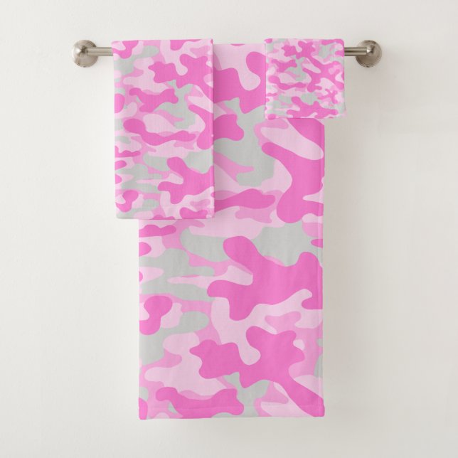 Motif camouflage rose féminin  (En situation)