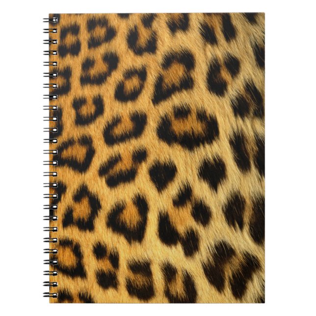 Motif Carnet de peau de léopard Poster de animal (Devant)