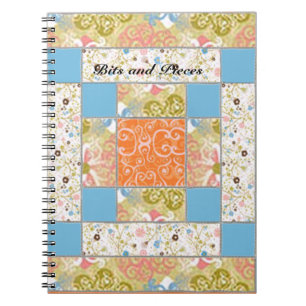 Motif Carnet personnalisé Chimney Quilt Block