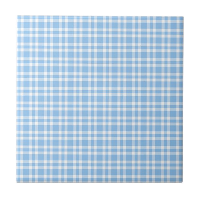 Motif carreaux bleu blanc (Devant)