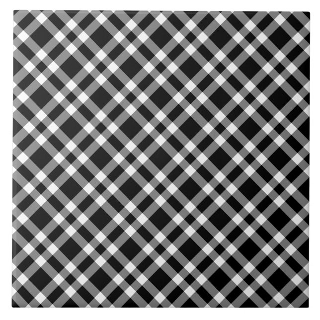 Motif carreaux noir blanc (Devant)