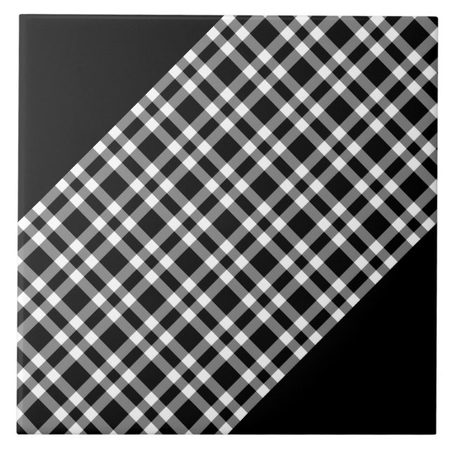 Motif carreaux noir blanc (Devant)