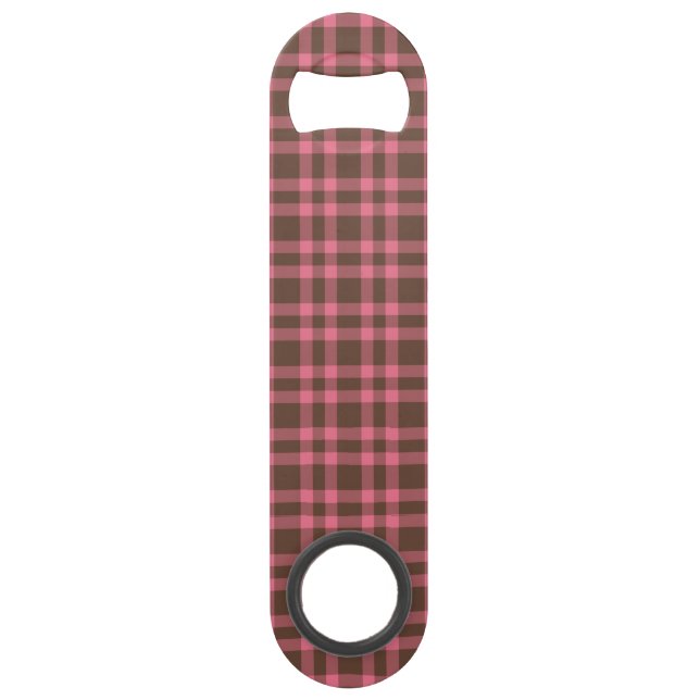 Motif carreaux rose marron (Devant)
