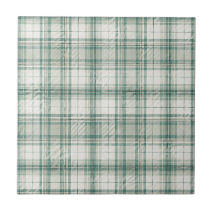 Motif carreaux tartan vert sauge écossais classiqu
