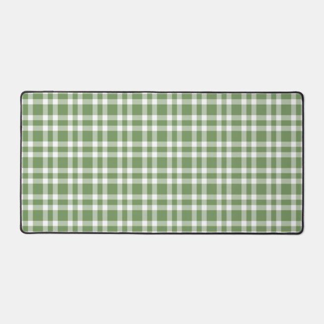 Motif carreaux vert blanc (Recto)