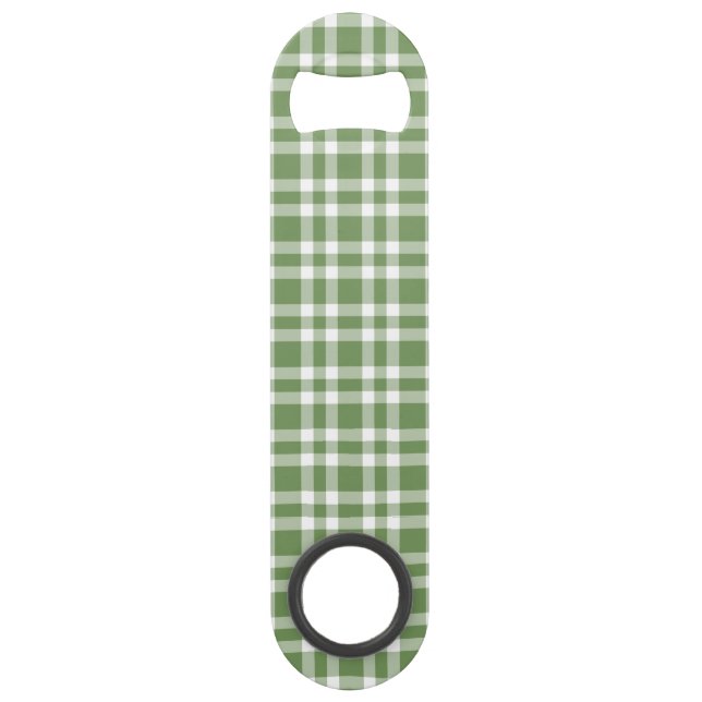Motif carreaux vert blanc (Devant)