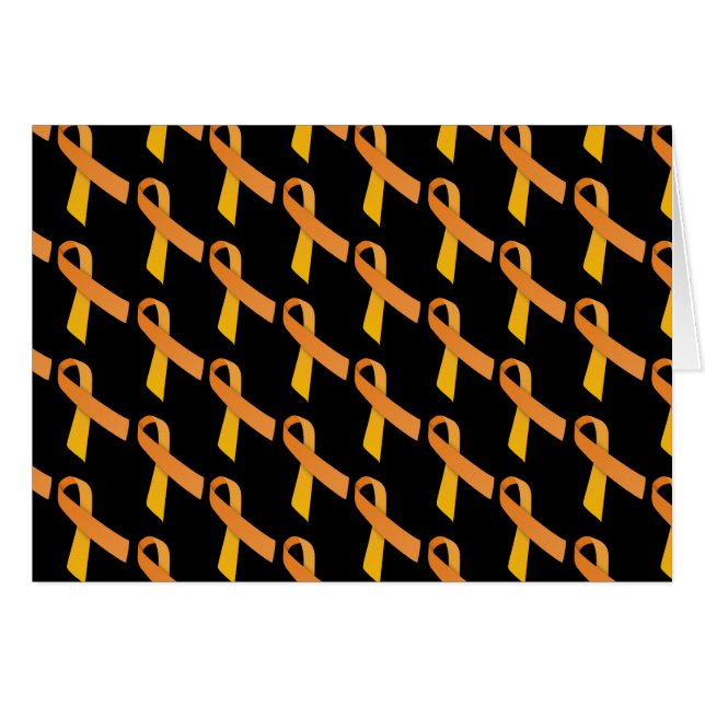 Motif Carrelé de rubans orange (Devant horizontal)