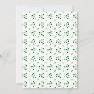 Motif Cercles Shamrock verts