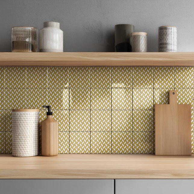 Motif Chevron à Carreaux en Éclat Doré Élégant (Créateur téléchargé)