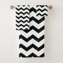 Motif Chevron noir et blanc