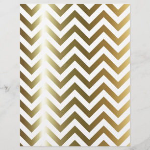 Motif chevron rayures dorées