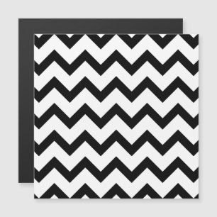 Motif chevron simple noir blanc lignes rétro