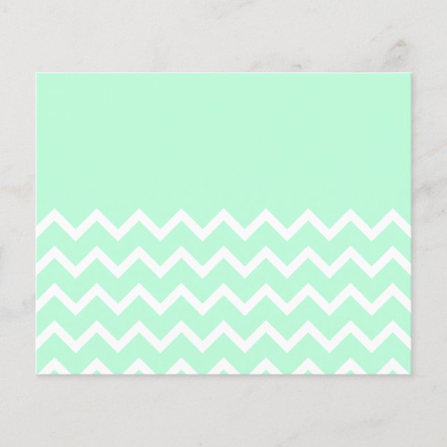 Motif Chevron vert et blanc avec vert clair. (Devant)
