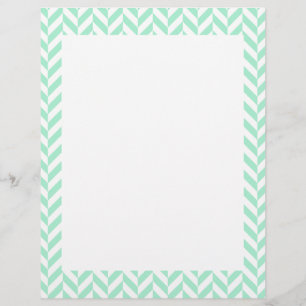 Motif chevron vert menthe clair