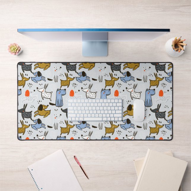 Motif chien mignon Doodle (Bureau 1)
