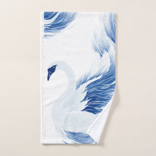 Motif chinois des ailes cygne