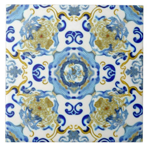 Motif chinois traditionnel 2 Carreaux en céramique