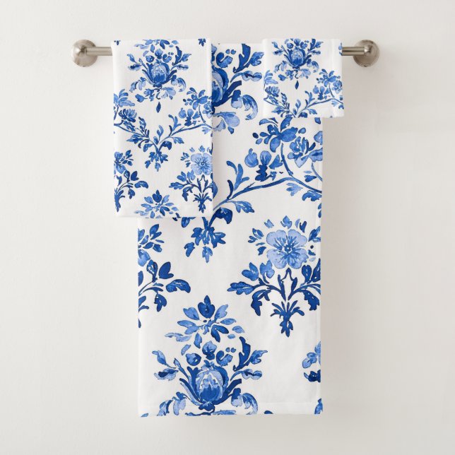 Motif Chinoiserie Bleu  (En situation)