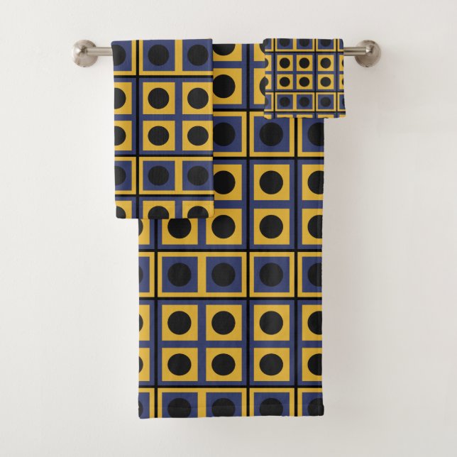 Motif circulaire Carré géométrique (En situation)