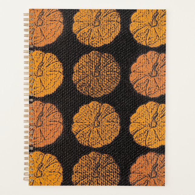 Motif citrouille Orange (Devant)