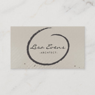 Motif classique Chevron Carte de visite subtil