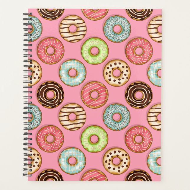 Motif coloré de beignets, friandises mignonnes et  (Devant)