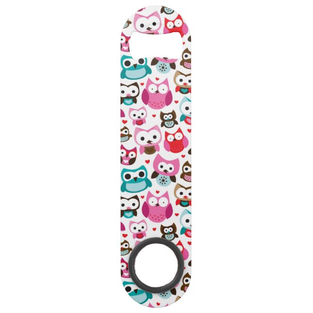 motif coloré de hibou (Devant)