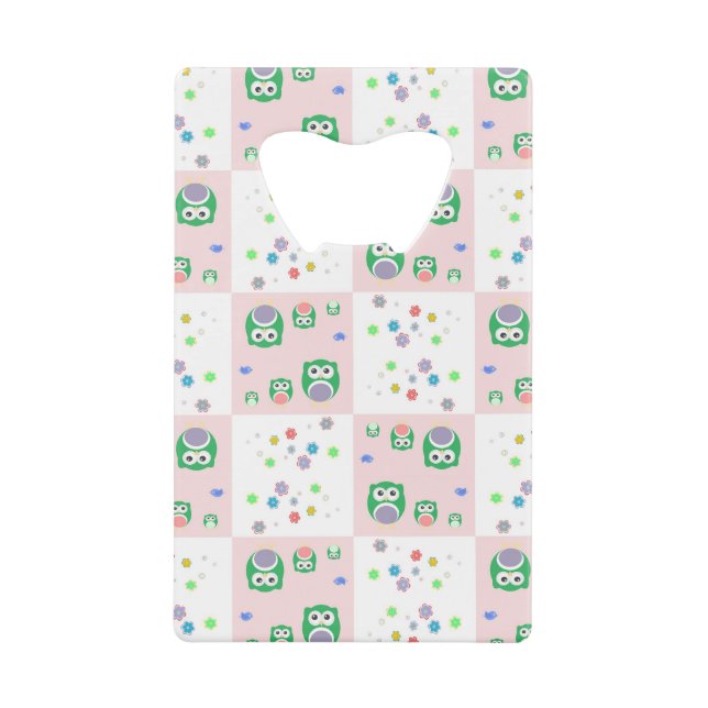 Motif coloré de hibou pour des enfants (Devant)