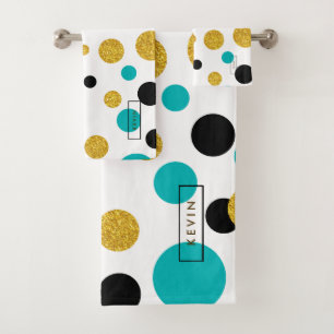 Motif coloré de points aléatoires modernes