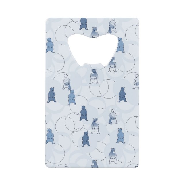 motif comportant un ours gris (Devant)