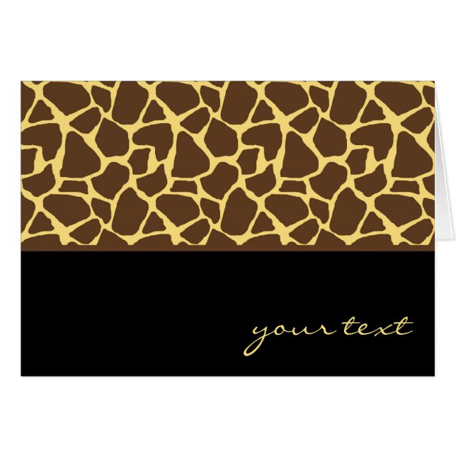 Motif Cool de la Girafe (Devant horizontal)